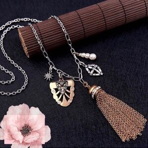 High-End Vintage-Inspired Tassel Necklace